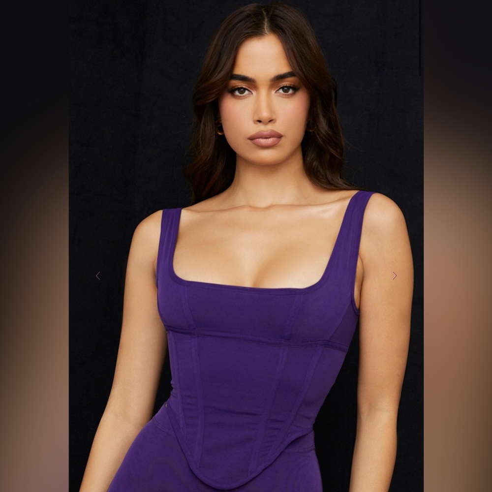 Edetta House of CB grape mesh corset